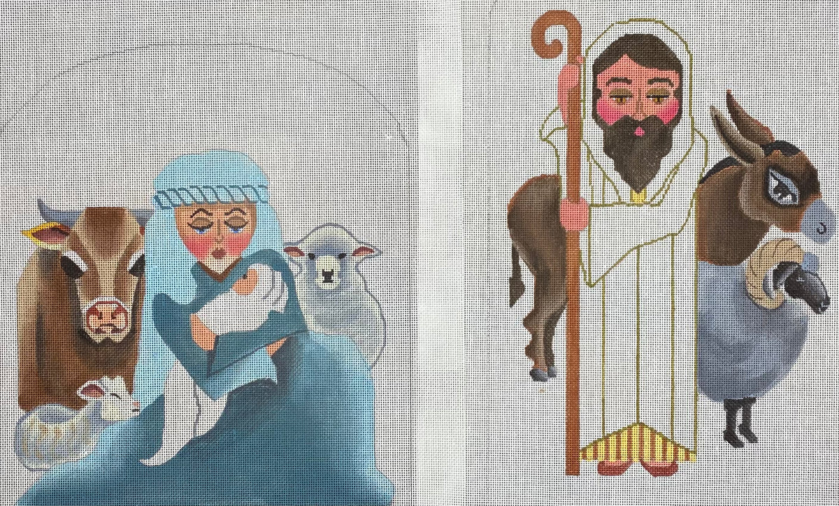 Christmas Nativity cross stitch pattern