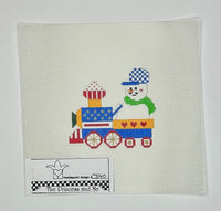 Snowman Express with stitch guide
