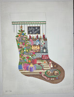 Let it Snow Living Room Stocking
