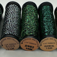 5 spools of 1/16" ribbon