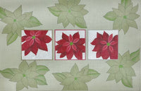 Poinsettia with stitch guide
