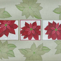 Poinsettia with stitch guide