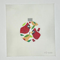 Cardinals/Pears Ornament
