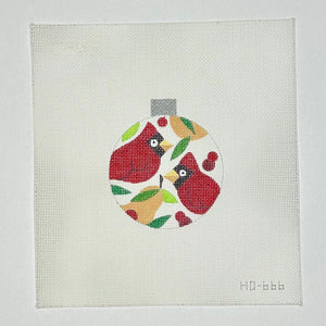 Cardinals/Pears Ornament