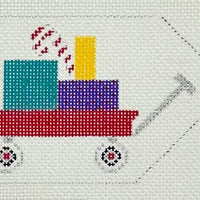 Little Red Wagon with stitch guide