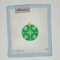 Green Snowflake Mini Ball
