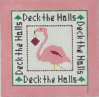 Deck the Halls Flamingo
