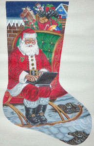 Laptop Santa Stocking (13M)