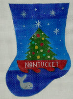 Nantucket Mini Sock in Blue
