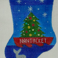 Nantucket Mini Sock in Blue