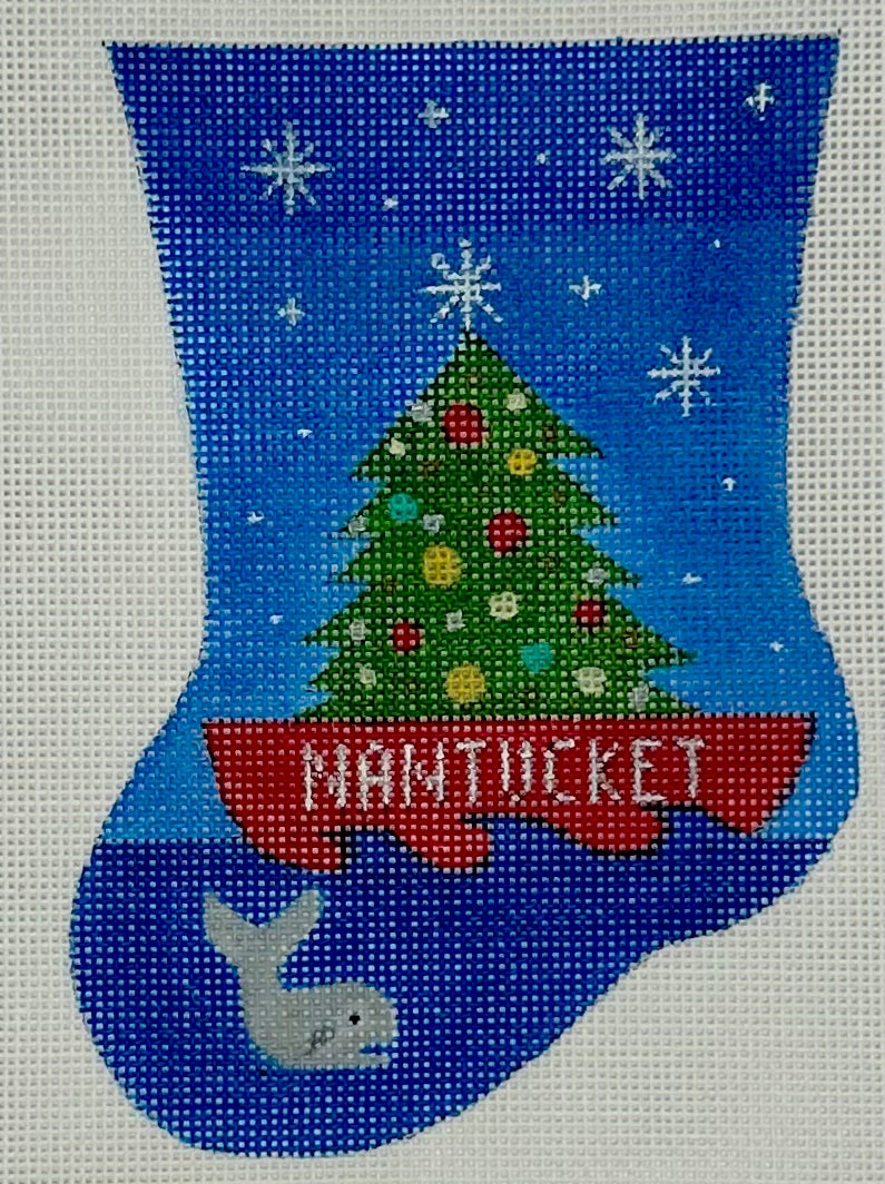 Nantucket Mini Sock in Blue