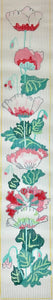 Chinese Poppies Bellpull