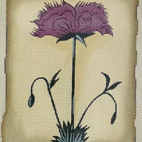 Thistle with stitch guide