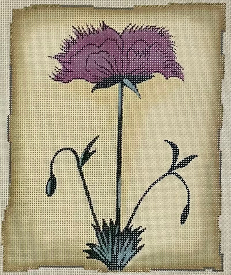 Thistle with stitch guide