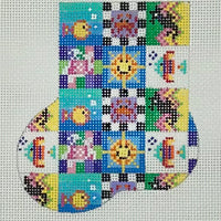 Sea Life Patchwork Mini Sock