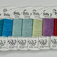 12 cards of Silk Lame Braid 18ct