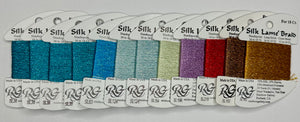 12 cards of Silk Lame Braid 18ct