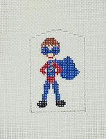 Superhero with stitch guide
