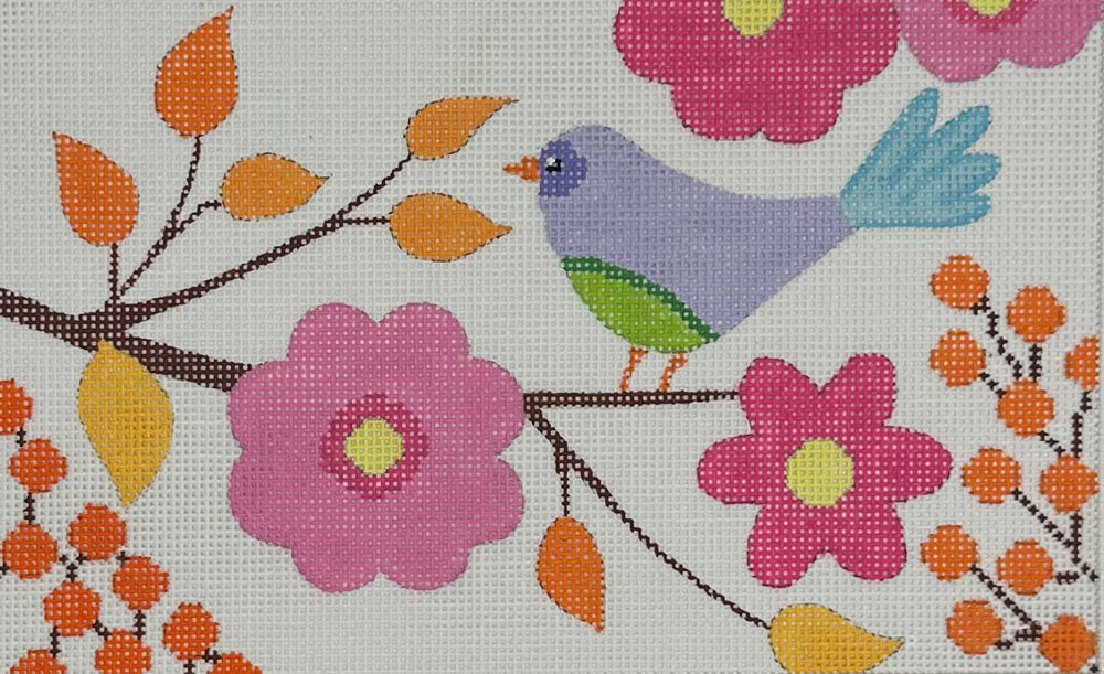 Birds & Blooms - Violet Bird