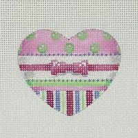 Dots/Stripes/Bow Mini Heart
