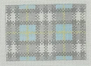 Plaid Luggage Tag Insert