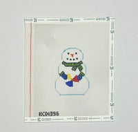 Snowman with Beach Ball
