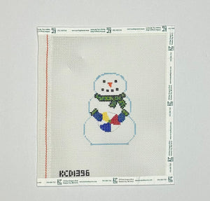 Snowman with Beach Ball