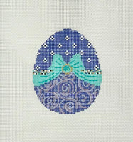 Lilac Ribbon Egg with stitch guide
