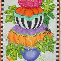 Funky Punkins Tall Topiary