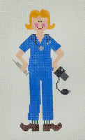 Love a Nurse with stitch guide
