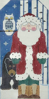 Woodland Santa Standup with Bear
