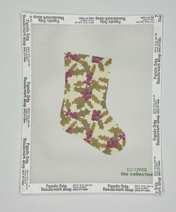 Mistletoe Mini Sock (print)