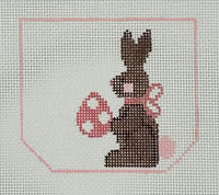 Chocolate Bunny Basket with stitch guide
