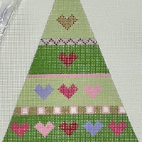 Hearts Tree with stitch guide