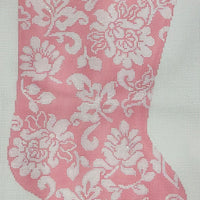 Karen's Pink Damask Midi Stocking