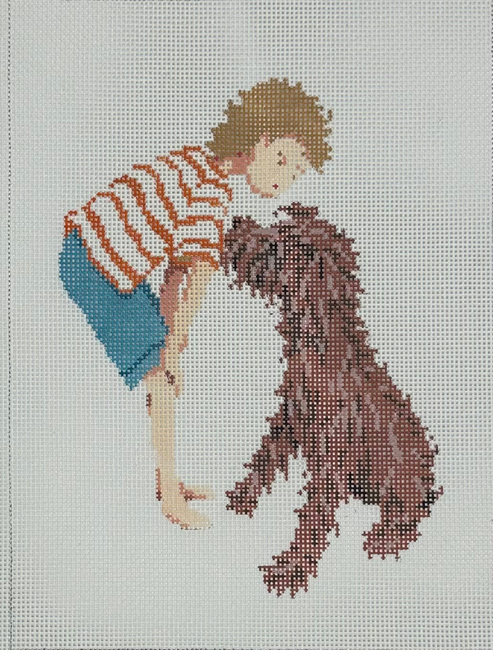 Boy with Dog