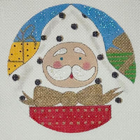 Polka Santa with stitch guide
