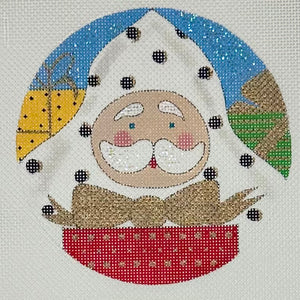 Polka Santa with stitch guide