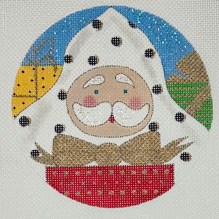 Polka Santa with stitch guide