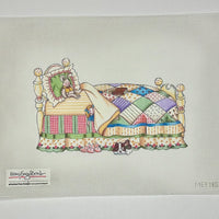 Bed with Quilt