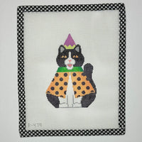 Cat in Polka-Dot Cape