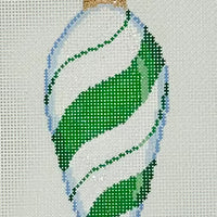 Green Peppermint Swirl Bulb