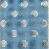 Polka Dot & Bow Eyeglass Case Blue