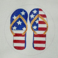 Flag Flip Flops Ornament
