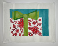 Large Package with Red Floral
