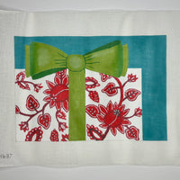 Large Package with Red Floral