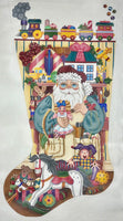 Toymaker Santa Stocking
