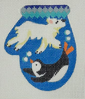 Mini Mitten - Polar Bear & Penguin
