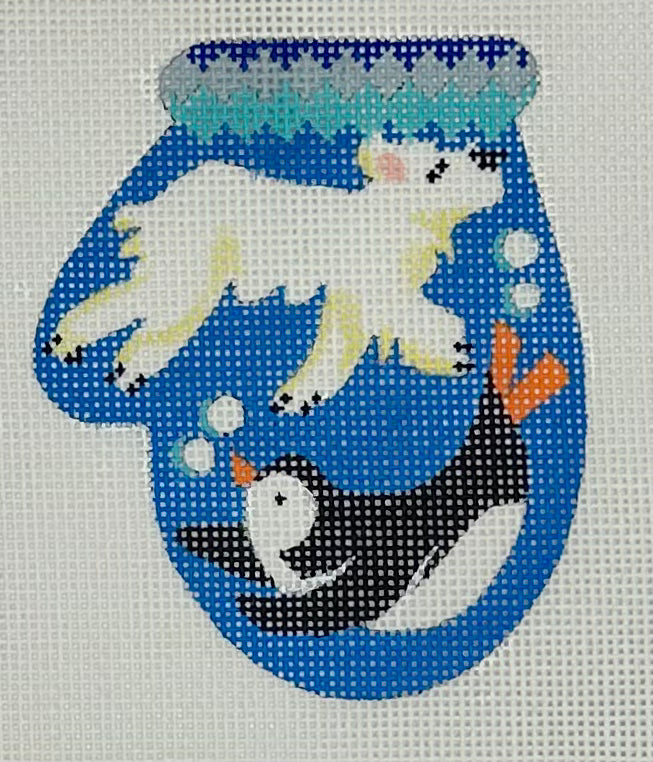 Mini Mitten - Polar Bear & Penguin