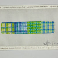 Green/Blue Plaids Cuff Bracelet